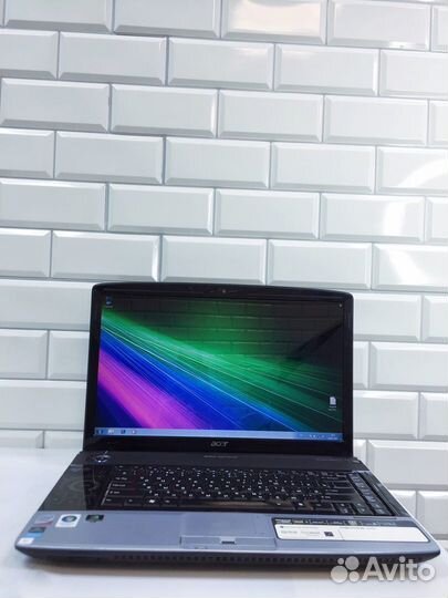 Acer Aspire6920/Intel Core2 Duo T5750/RAM 4gb/SSD