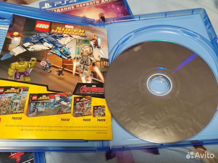 Диск на ps4 lego Мстители marvel