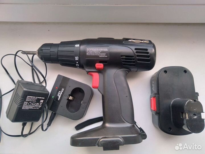 Аккумуляторная дрель/шуруповёрт
