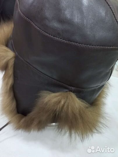 Шапка ушанка меховая