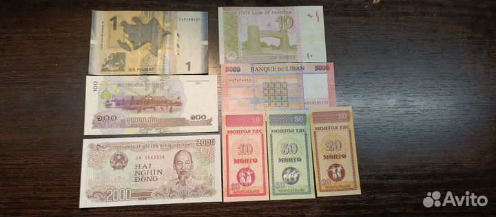 Банкноты мира, наборы