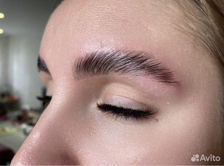 Ламинирование и ботокс ресниц, (оформление бровей)