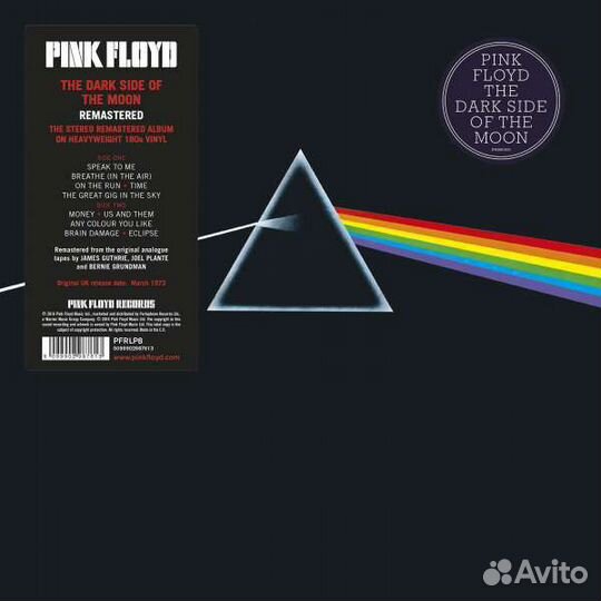 Виниловая пластинка Pink Floyd THE dark side OF TH