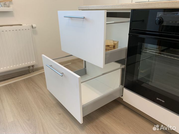 Прямая кухня новая мдф ксп:33688