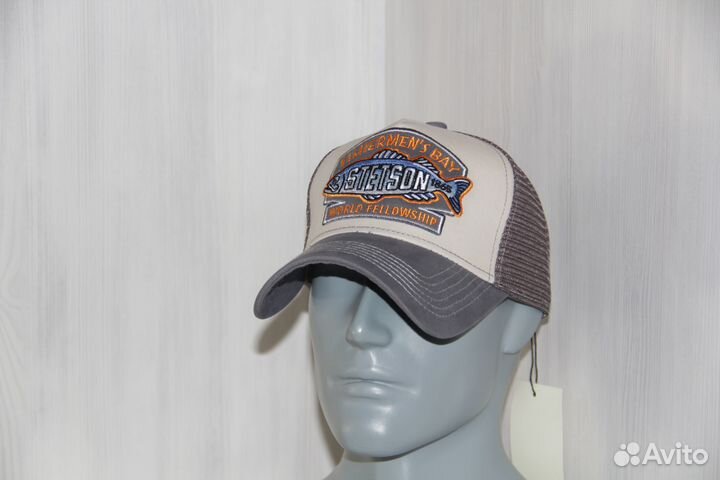 Бейсболка кепка с рыбой, быком, машиной Stetson