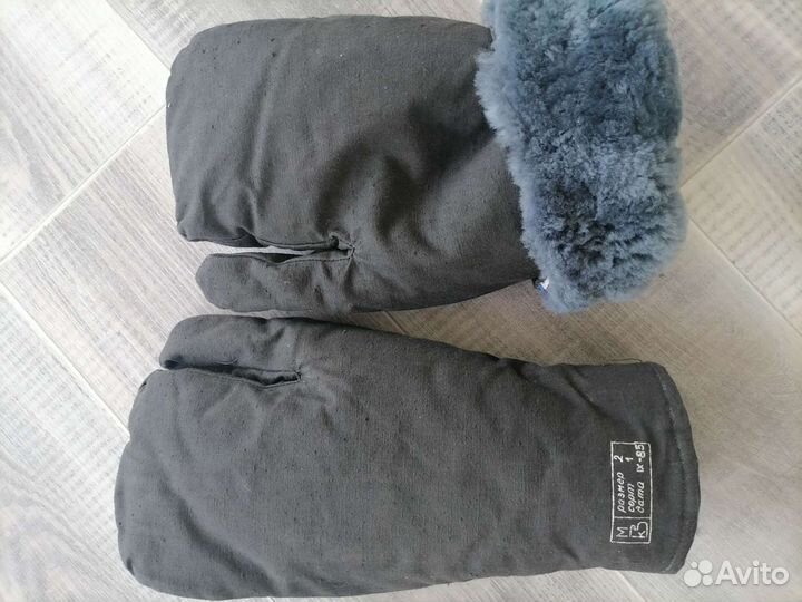 Армейские Перчатки двупалые