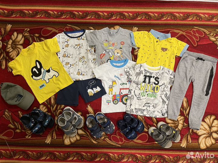 Вещи пакетом на мальчика р.92-98