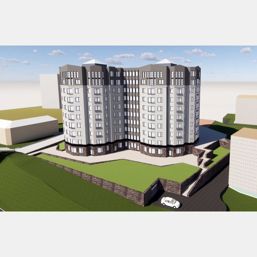 1-к. квартира, 45,1 м², 1/7 эт.