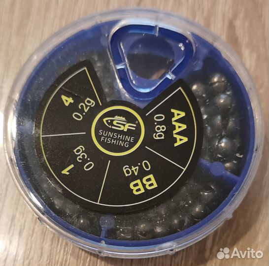 Набор съемных грузил для рыбалки 112 шт