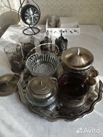 Мельхиоровая посуда СССР