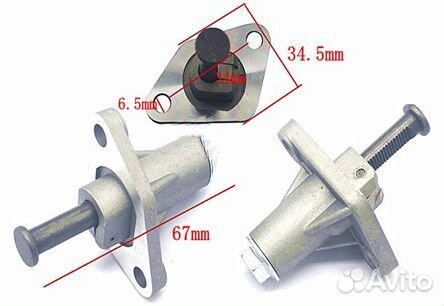Натяжитель+прокладка грм ZS177MM(NC250)