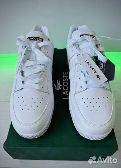 Кеды Lacoste Court Cage Leather Trainers