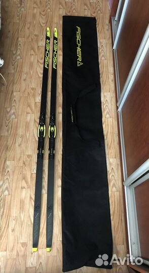 Беговые лыжи fisher carbonlite classic jr