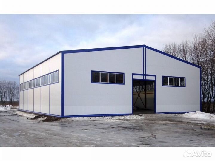 Строительство ангаров,складов из сэндвич панелей