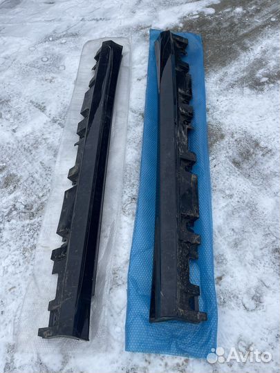 Пороги GLE 167 coupe AMG