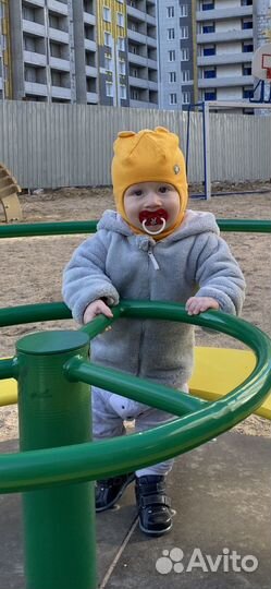 Шапка шлем осень 46-48 яркая