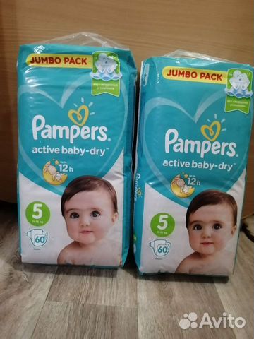 Подгузники Pampers 5