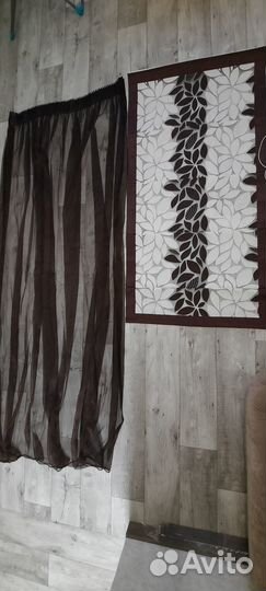 Продаю комплект тюль с римской шторой