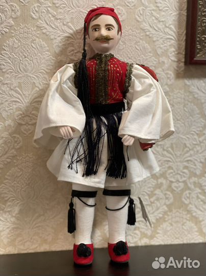 Кукла семейная пара греция