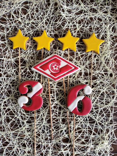 Топперы на торт, имбирные пряники