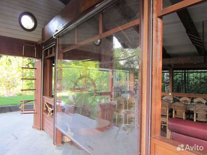 Мягкие окна для веранд, беседок от производителя