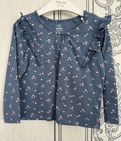 Кофточка лонгслив шорты 92 вещи пакетом