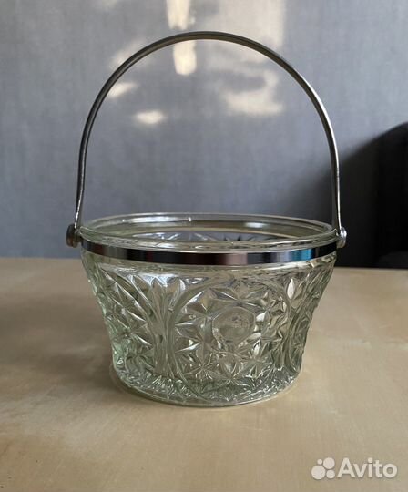 Стеклянные сахарницы. СССР