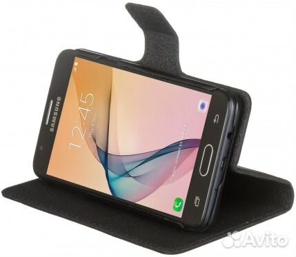 Чехол-книжка для samsung Galaxy J5 Prime (чёрный)