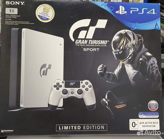 PS4 Slim 1Tb Gran Turismo Edition. Новая. Обмен
