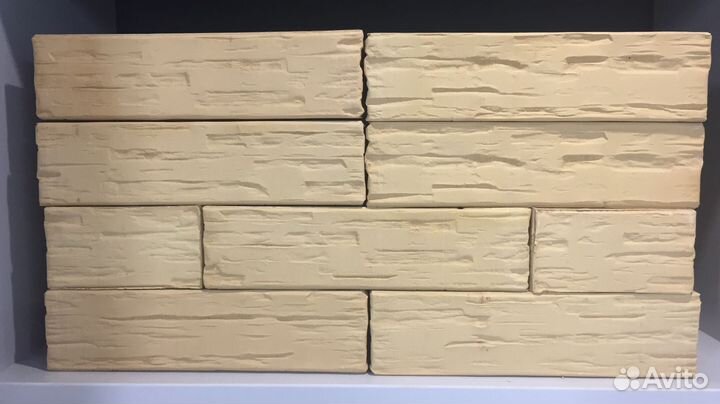 Кирпич облицовочный Солома дикий камень 1нф