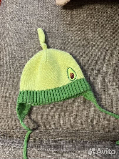 Шапка детская осенняя 3-6 месяцев