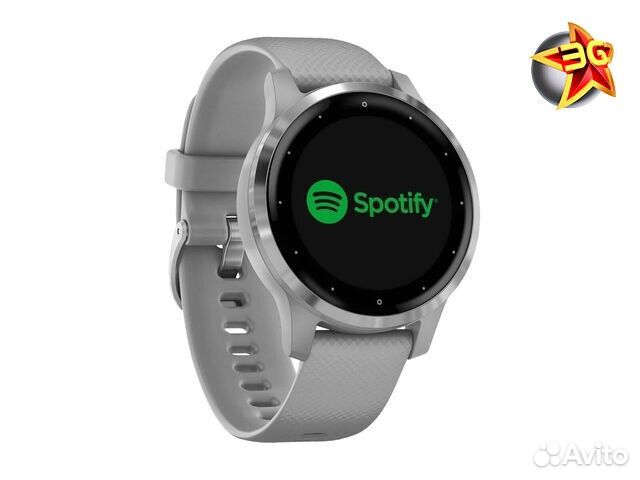 Часы Garmin Vivoactive 4S Gray/Silver 010-02172-04