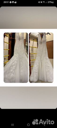Свадебное платье размер 40