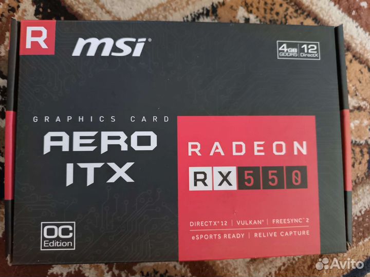 MSI Rx 550 4gb