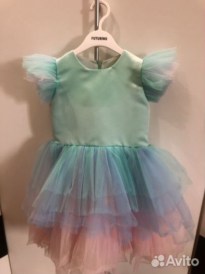 Праздничное платье единорожка 110