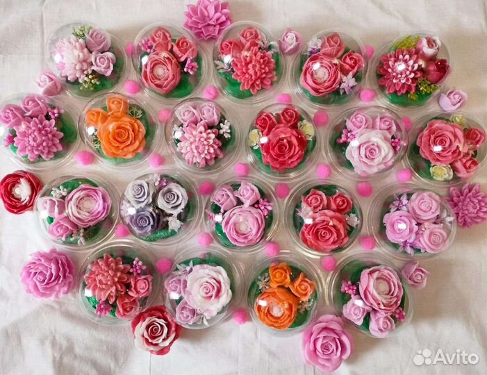 Мыльные цветы