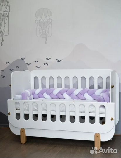 Бортик коса в кроватку 230см