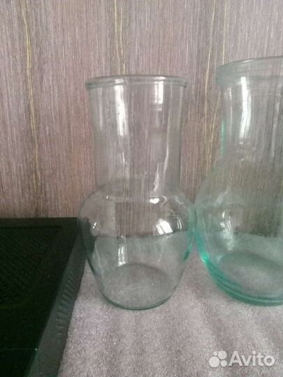 Крынки стеклянные старинные. Редкость. Состояние