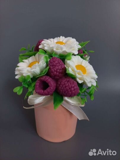 Букет цветов из мыла день учителя,день воспииателя