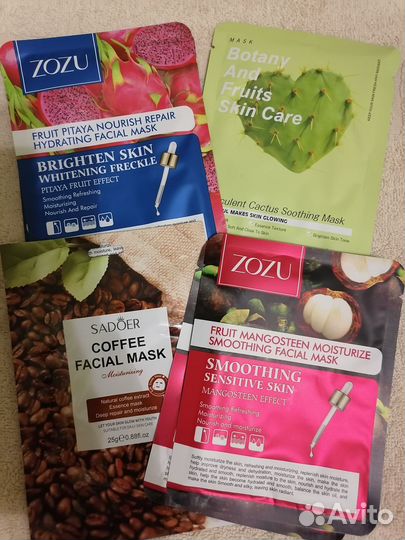 Тканевые маски для лица