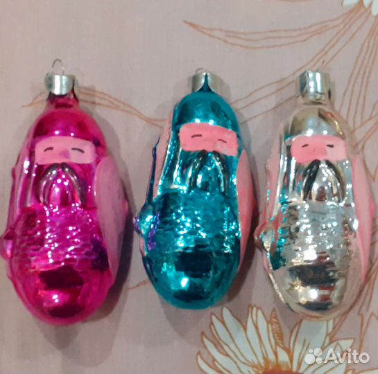 Елочные ссср. Игрушки-двойняшки(1)