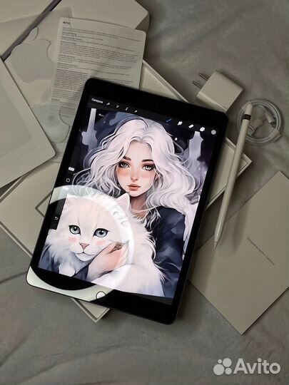 iPad 8 + Apple Pencil 1