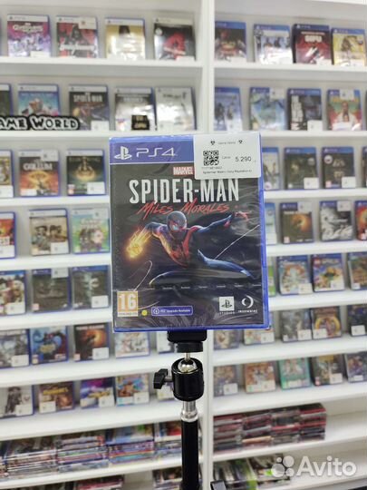 Человек паук Майлз Моралес для PS4