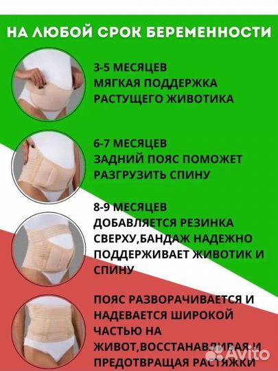 Бандаж для беременных и после родов