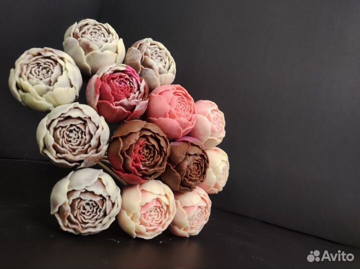 Букет Пионов из Бельгийского Шоколада