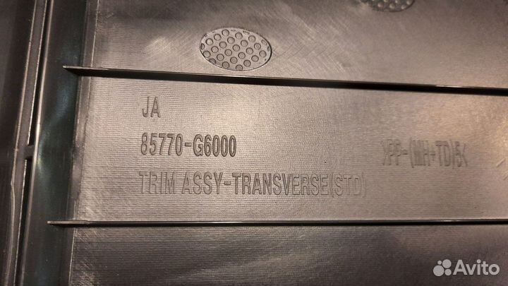 Обшивка задней панели Киа пиканто 3 JA