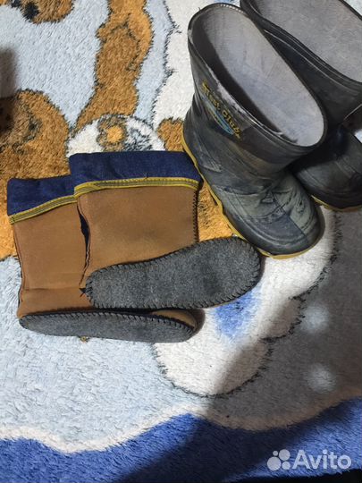 Детские резиновые сапоги 24 размер