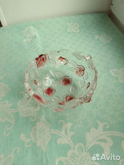 Конфетница Walther-Glas Наташа розовая