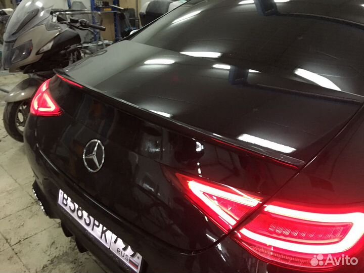 Спойлер мерседес cls карбон