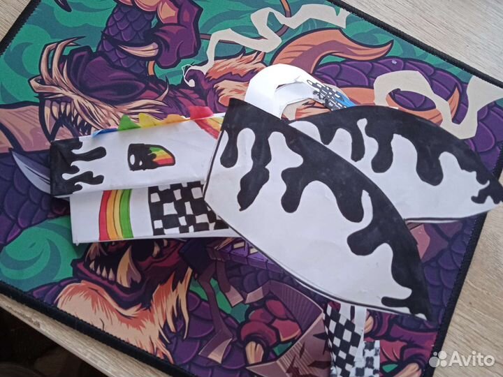 Бумажные драконы на руку